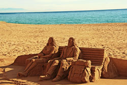 Malaga Beaches Sand Art