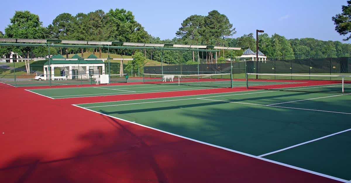 Tennis court in Malaga