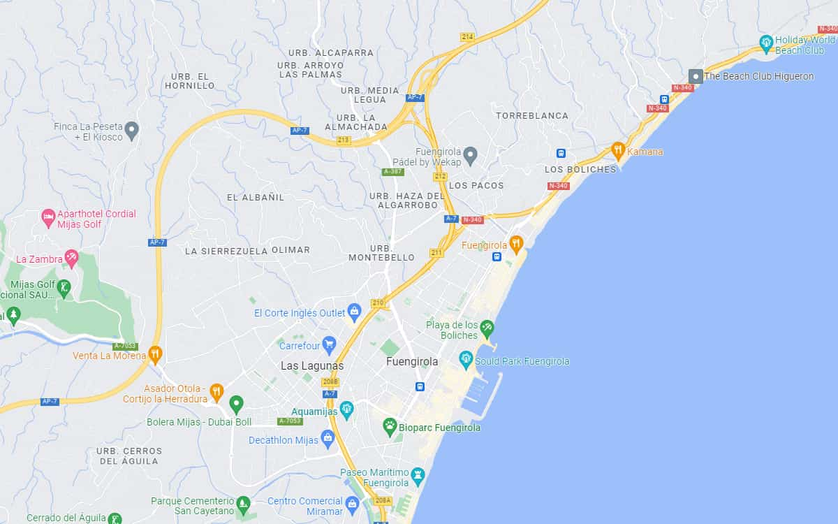 fuengirola map tourist